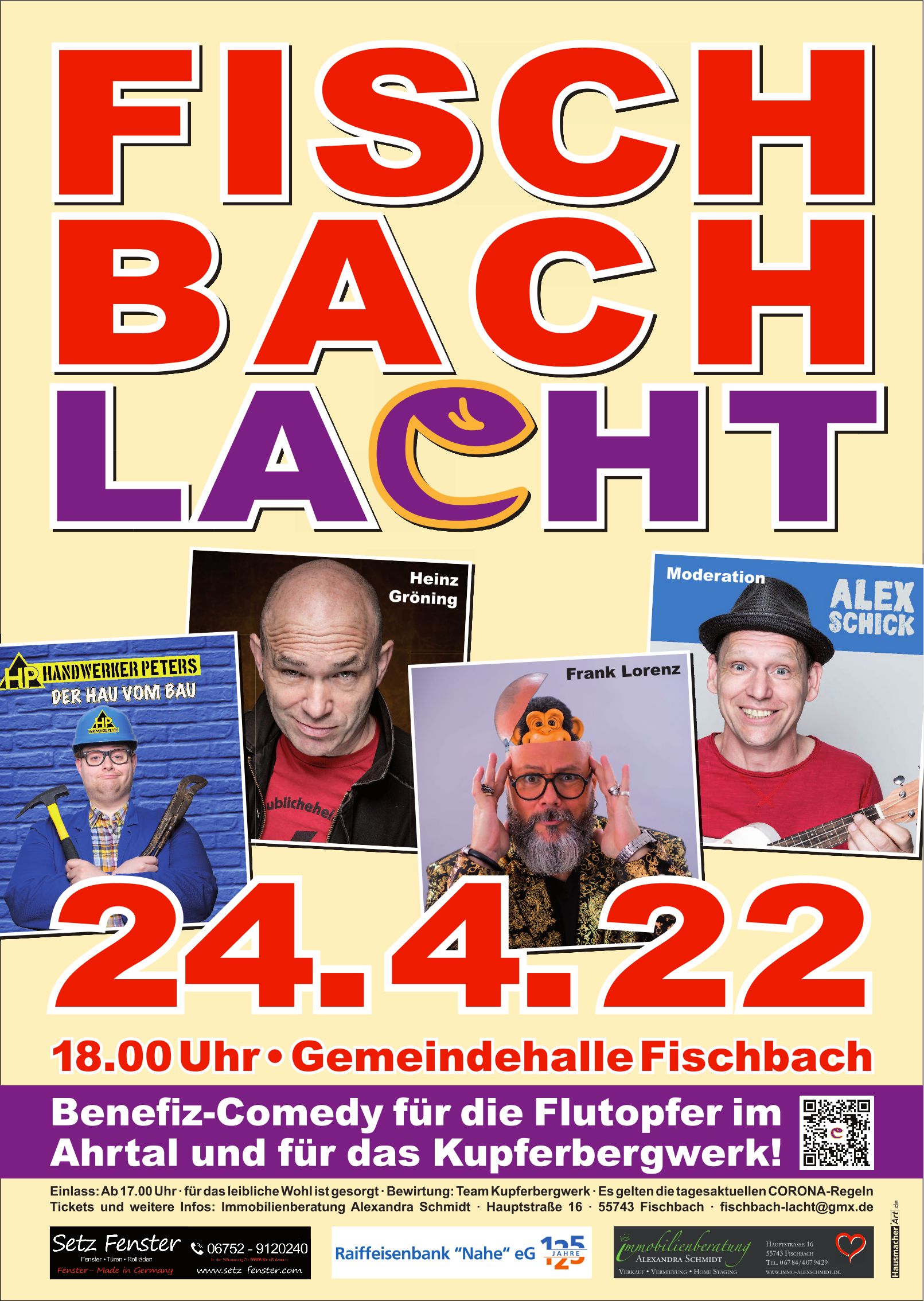 Plakat Fischbach lacht final