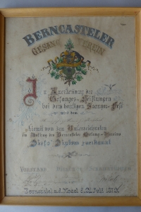 Diplom 1872